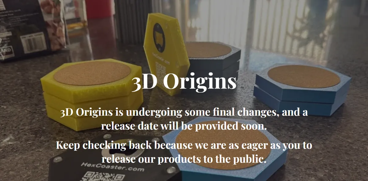 3D Origins' website